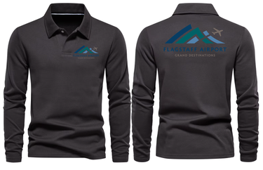 FLAGSTAF AIRPORT LONG SLEEVE POLO